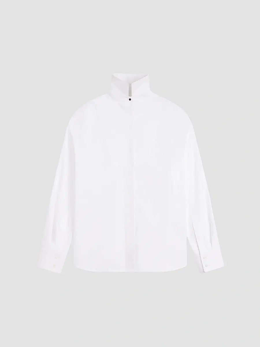 Givenchy Women's Back-to-Front Shirt in Poplin - White | Thumbnail 3 Givenchy Women's Back-to-Front Shirt in Poplin - White | Thumbnail 3