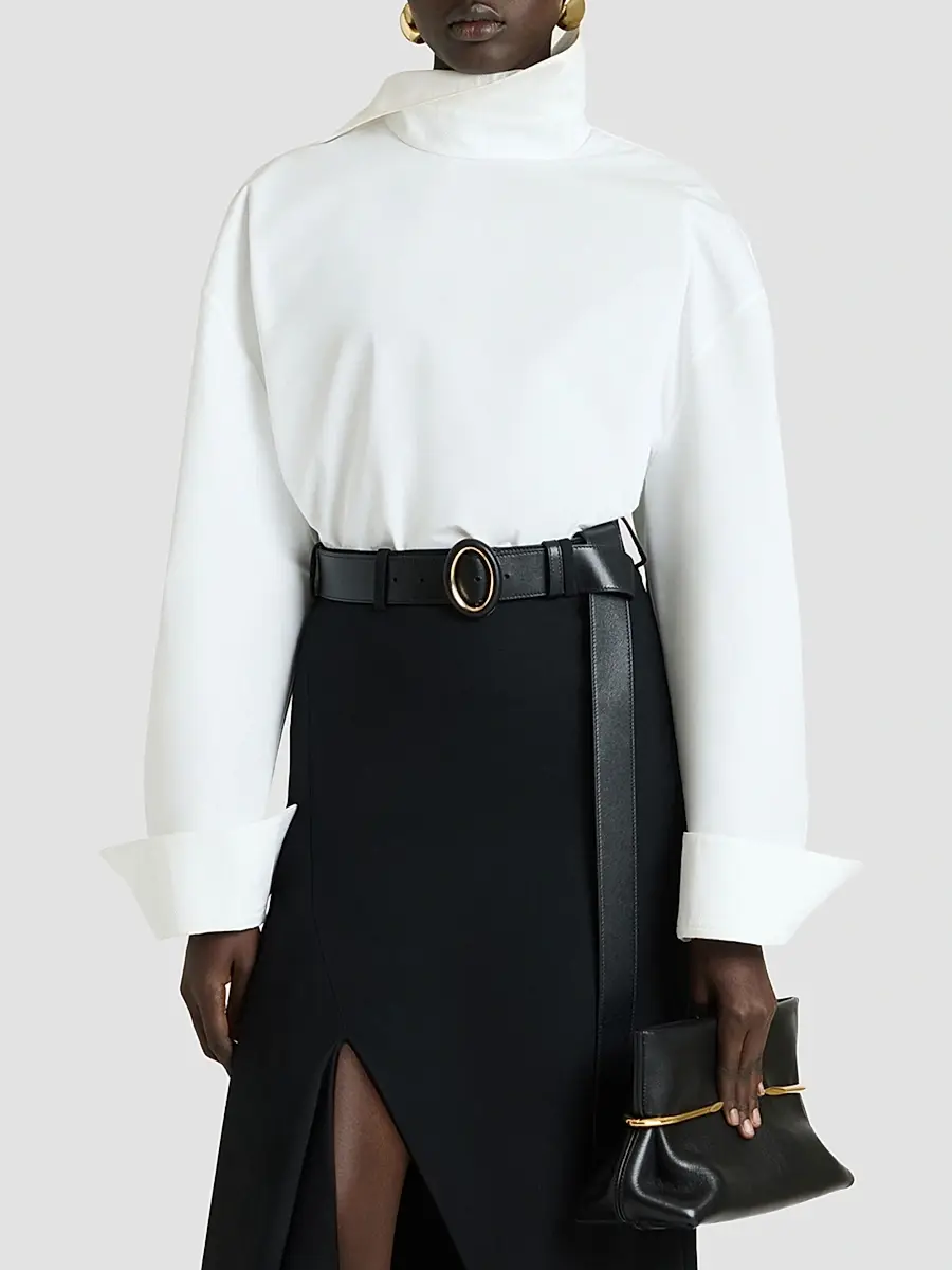 Givenchy Women's Back-to-Front Shirt in Poplin - White | Thumbnail 6 Givenchy Women's Back-to-Front Shirt in Poplin - White | Thumbnail 6