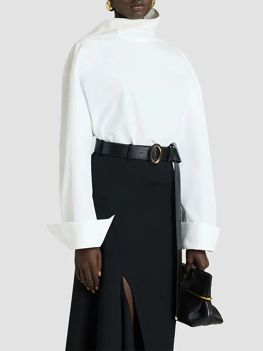 Givenchy Women's Back-to-Front Shirt in Poplin - White | Thumbnail 7 Givenchy Women's Back-to-Front Shirt in Poplin - White | Thumbnail 7