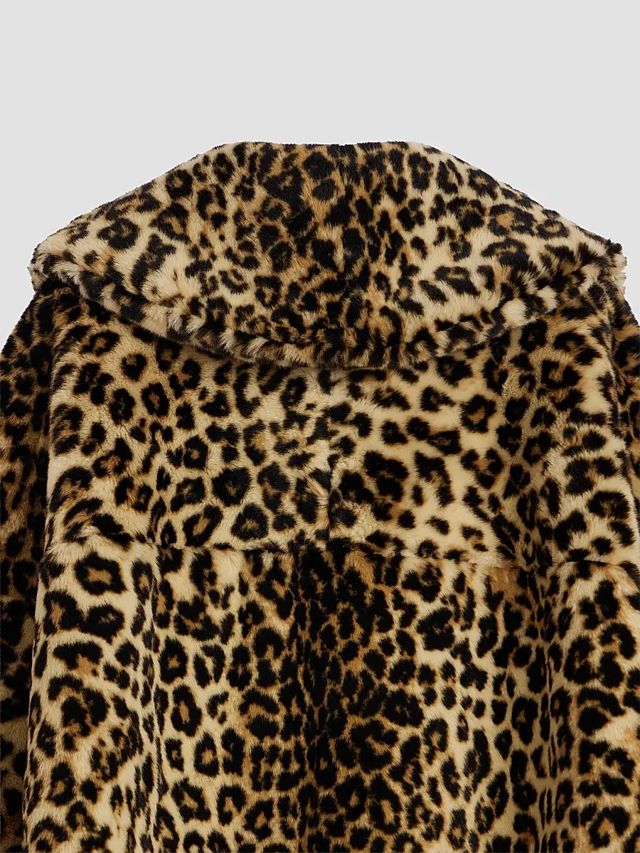 Givenchy Women's Short Coat in Leopard Faux Fur | Thumbnail 5 Givenchy Women's Short Coat in Leopard Faux Fur | Thumbnail 5