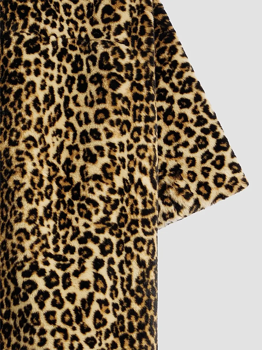 Givenchy Women's Long Coat in Leopard Print - Beige Camel | Thumbnail 5 Givenchy Women's Long Coat in Leopard Print - Beige Camel | Thumbnail 5