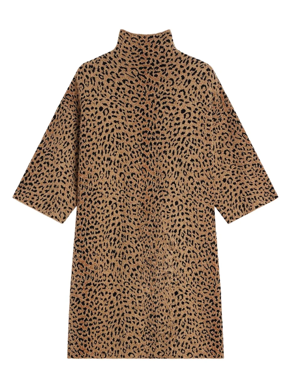Givenchy Women's Mini Dress in Leopard Jacquard - Brown