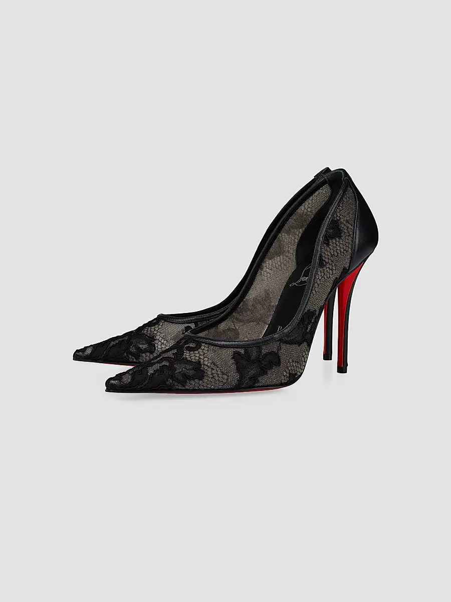 Christian Louboutin Women's Miss 100MM Z Mesh Pumps | Thumbnail 2 Christian Louboutin Women's Miss 100MM Z Mesh Pumps | Thumbnail 2