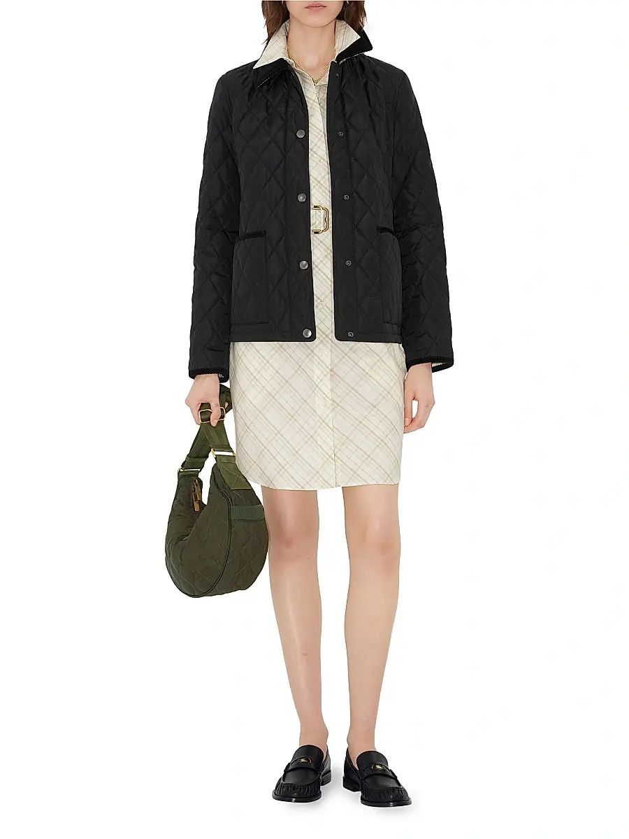 Burberry Women's Dorset Diamond Quilted Jacket | Thumbnail 2 Burberry Women's Dorset Diamond Quilted Jacket | Thumbnail 2