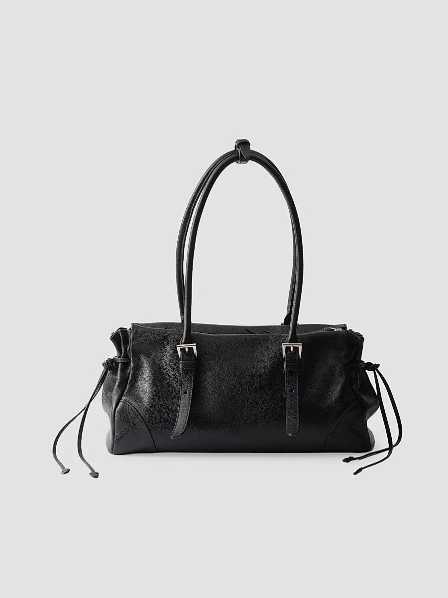 Prada Women's Bonnie Medium Antiqued Leather Top Handle Bag | Thumbnail 6 Prada Women's Bonnie Medium Antiqued Leather Top Handle Bag | Thumbnail 6
