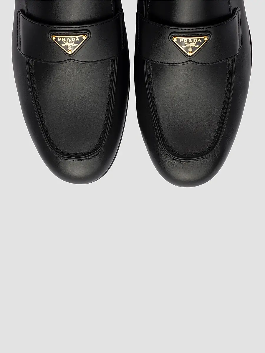 Prada Women's Leather Loafers | Thumbnail 5