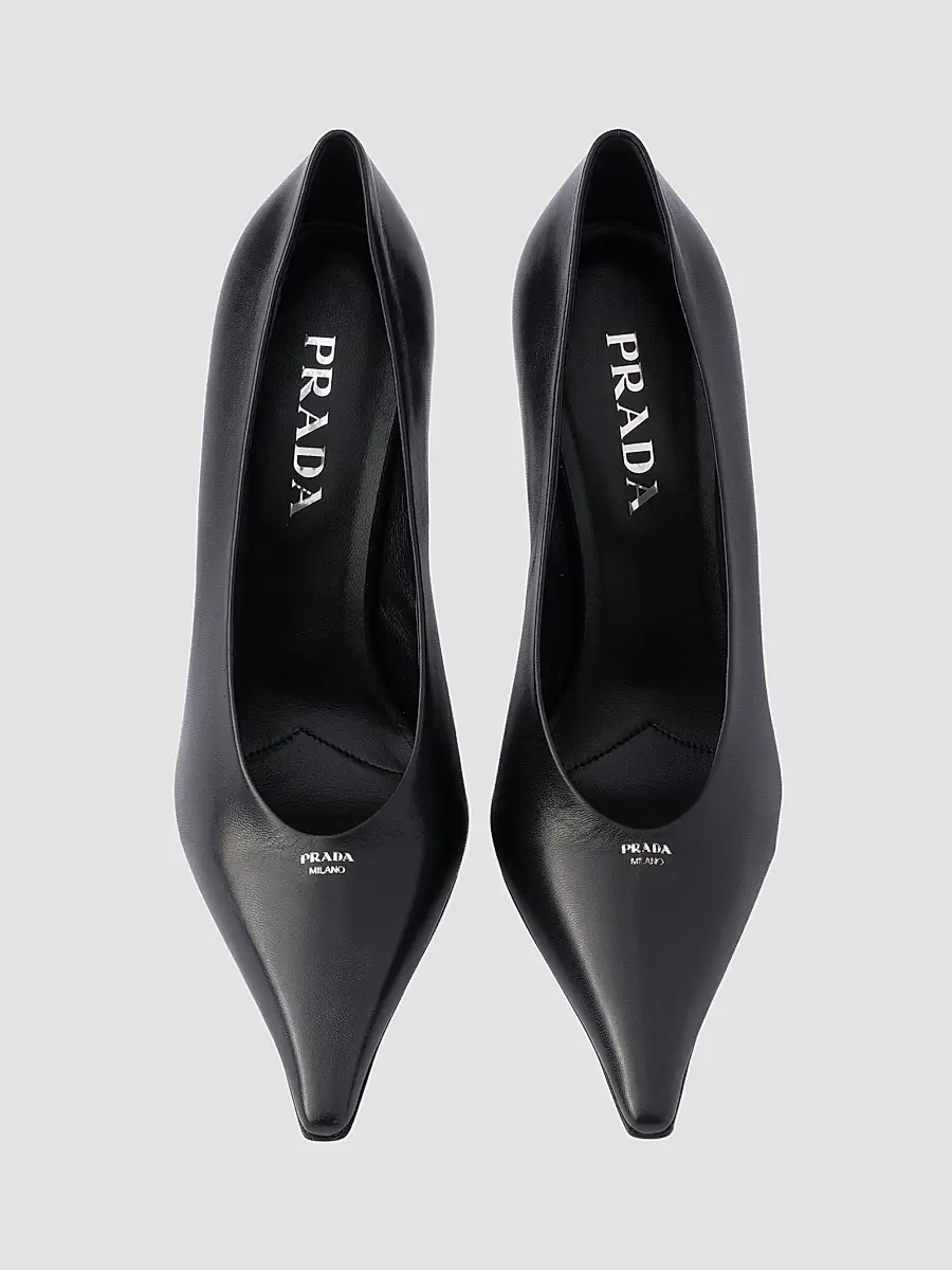 Prada Women's Leather Pumps | Thumbnail 2 Prada Women's Leather Pumps | Thumbnail 2