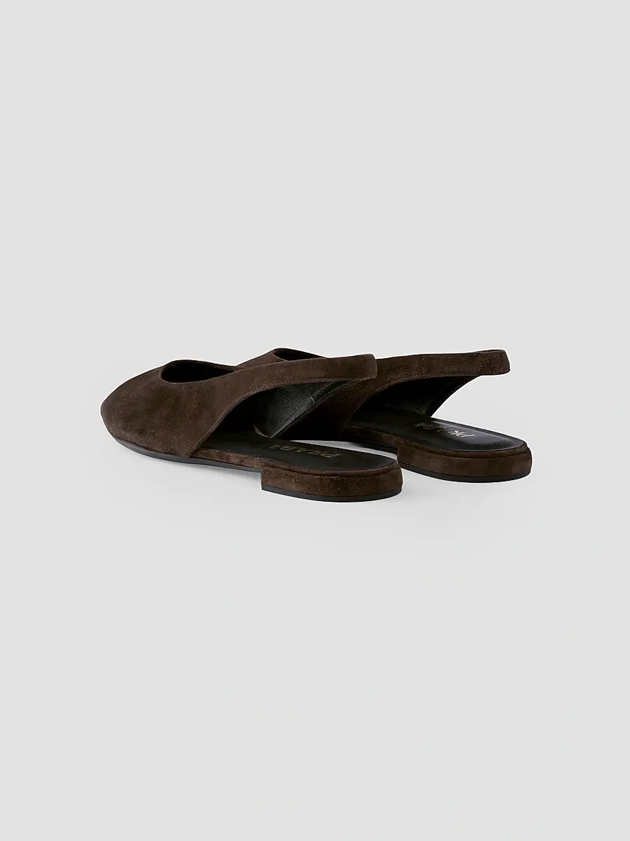 Prada Women's Suede Ballerinas | Thumbnail 4