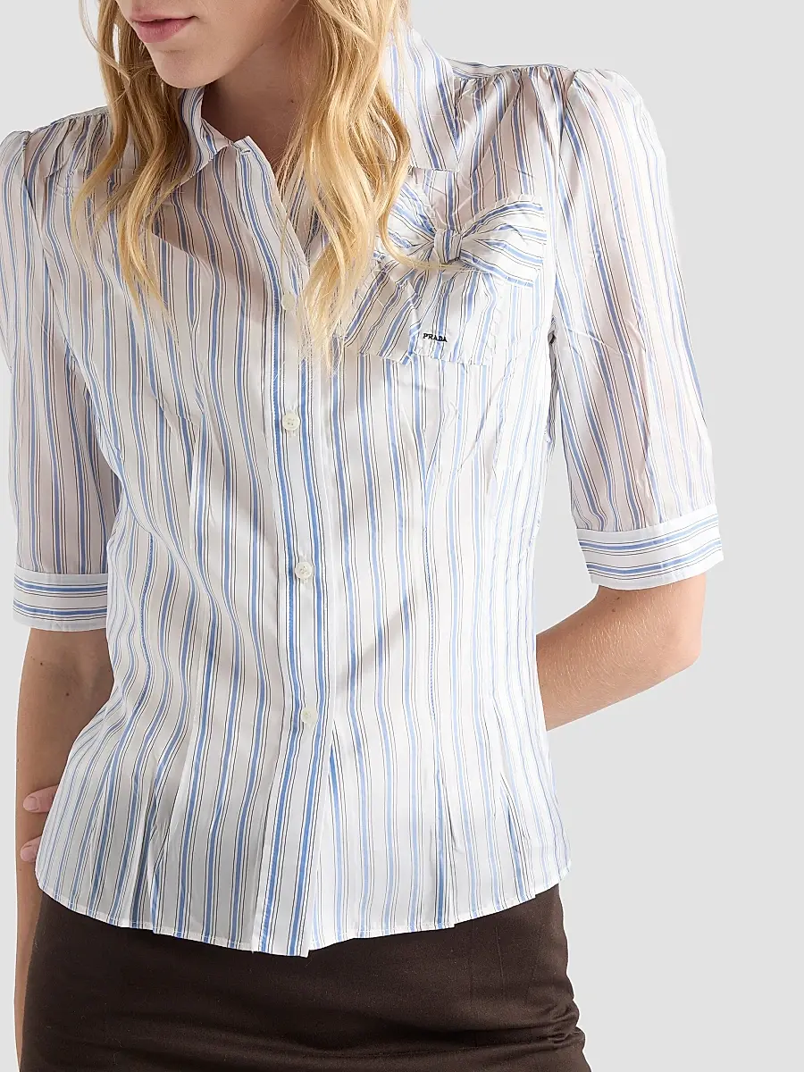 Prada Women's Striped Shirt | Thumbnail 3 Prada Women's Striped Shirt | Thumbnail 3