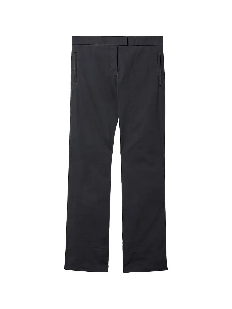 Miu Miu Women's Stretch Poplin Pants - Black | Image 1 Miu Miu Women's Stretch Poplin Pants - Black | Image 1