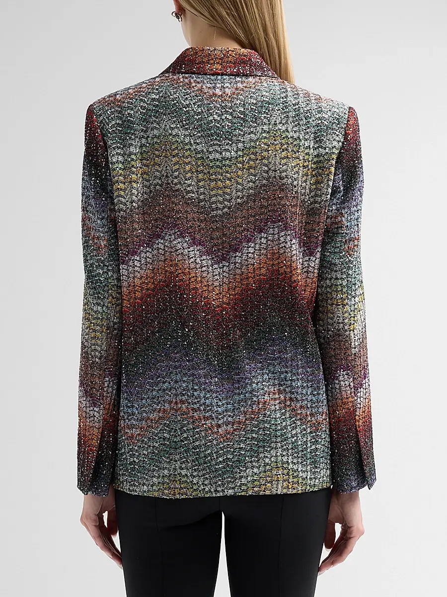 Missoni Women's Textured Chevron Blazer | Thumbnail 3