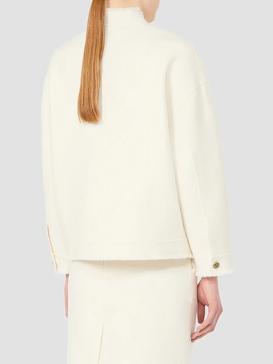 Max Mara Women's Double Jersey Wool Bomber Jacket | Thumbnail 3