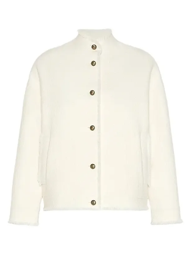 Women's Double Jersey Wool Bomber Jacket Women's Double Jersey Wool Bomber Jacket
