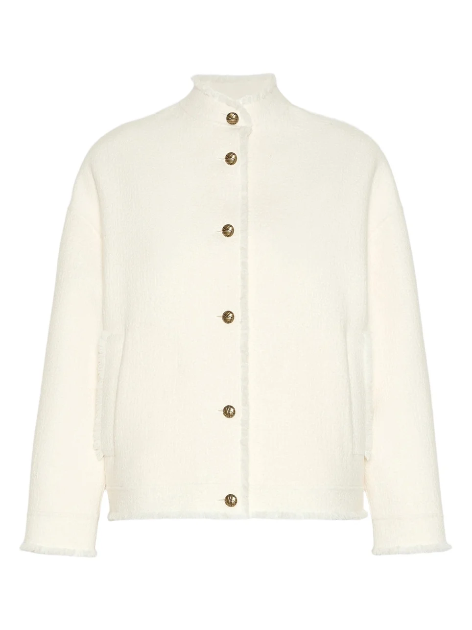 Max Mara Women's Double Jersey Wool Bomber Jacket