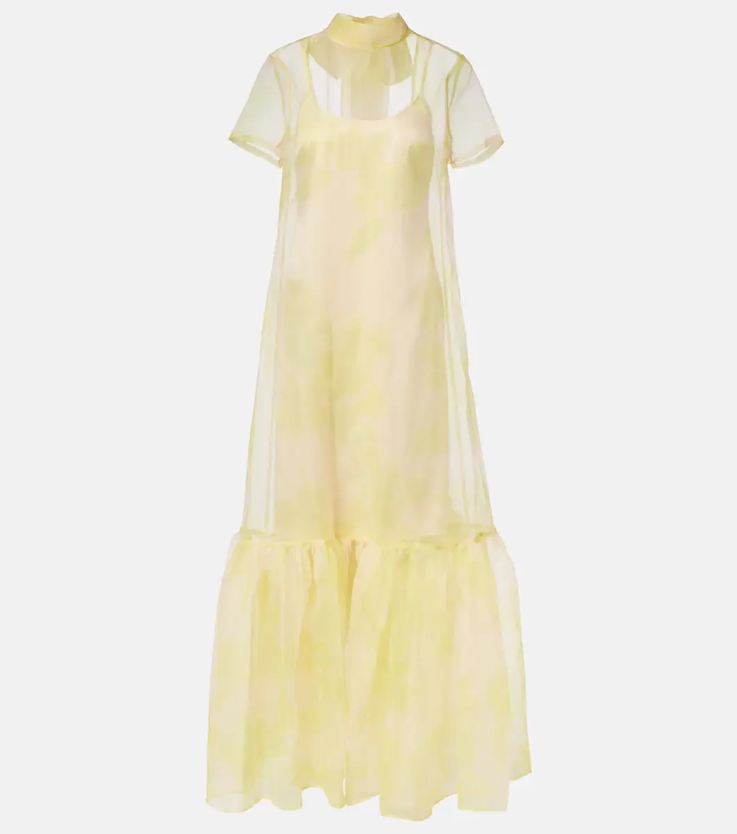 Staud Calluna organza maxi dress | Thumbnail 2 Staud Calluna organza maxi dress | Thumbnail 2