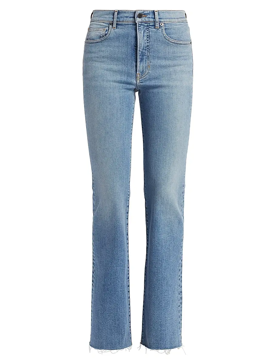 Veronica Beard Women's Cameron Mid-Rise Bootcut Jeans | Image 1 Veronica Beard Women's Cameron Mid-Rise Bootcut Jeans | Image 1