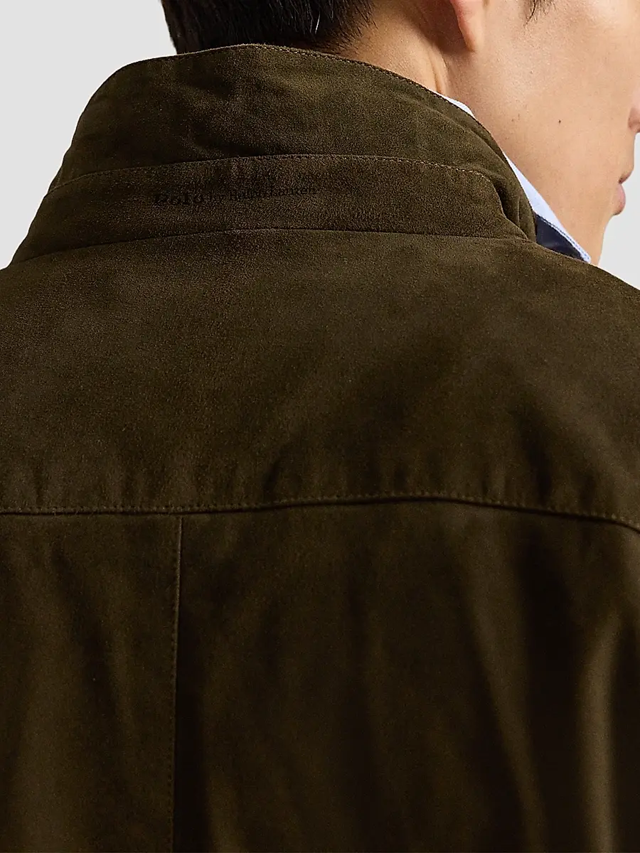 Polo Ralph Lauren Men's Charleton Suede Bomber Jacket | Thumbnail 6 Polo Ralph Lauren Men's Charleton Suede Bomber Jacket | Thumbnail 6