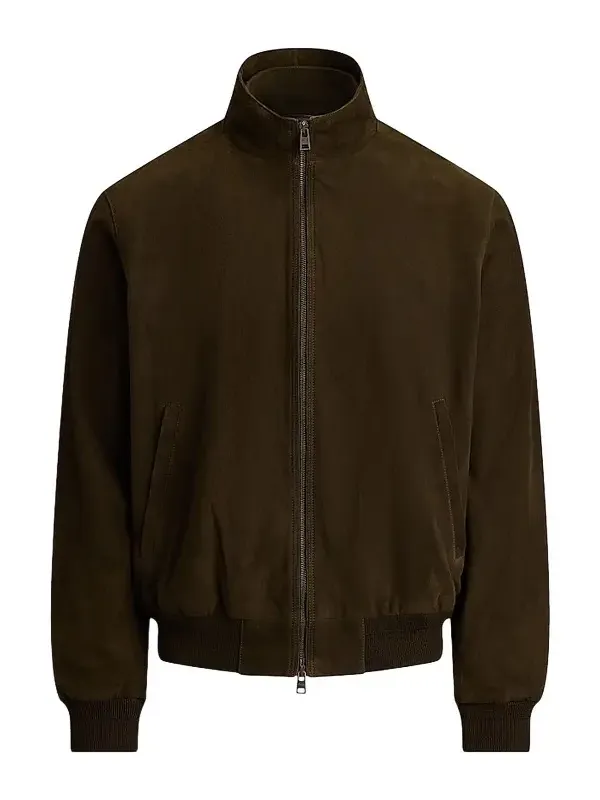 Men's Charleton Suede Bomber Jacket Men's Charleton Suede Bomber Jacket