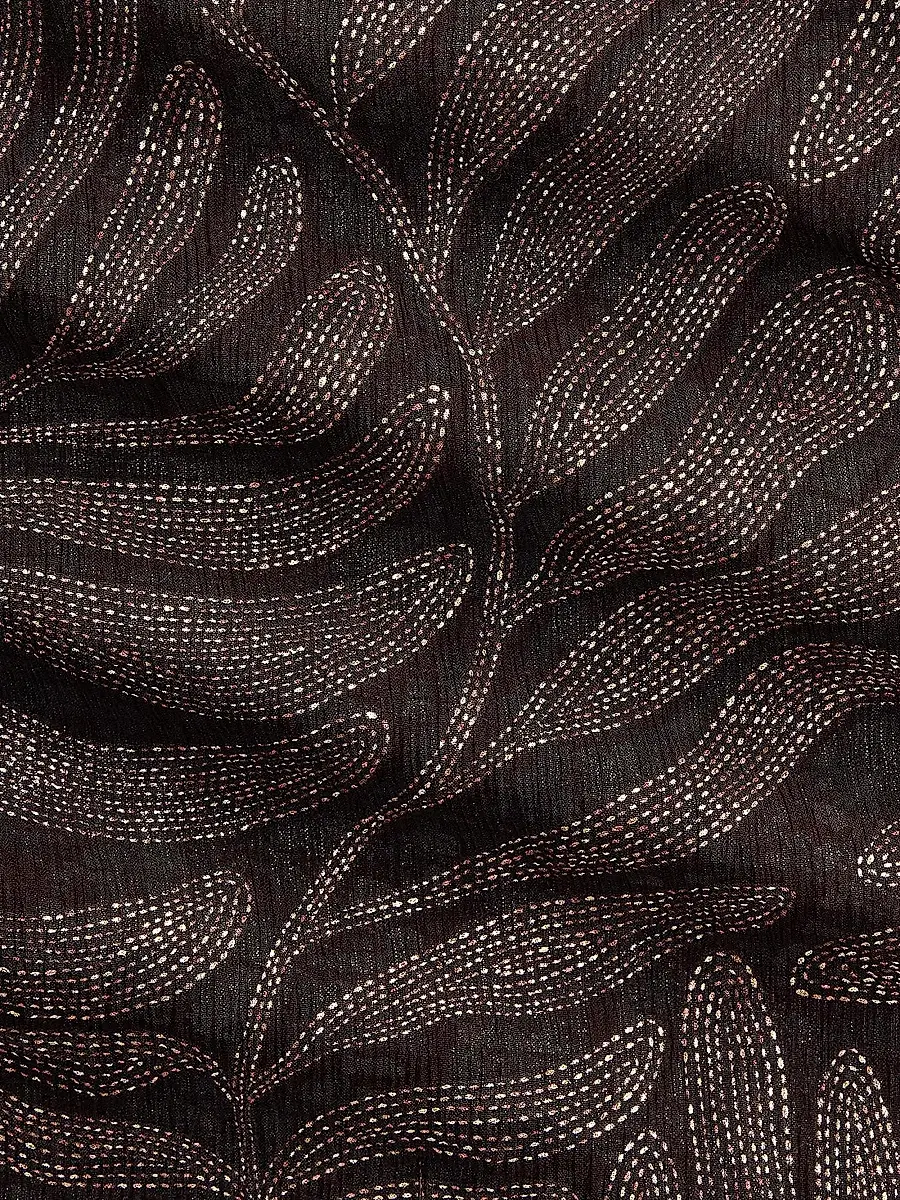 Ralph Lauren Women's Foiled Crinkle Chiffon Wrap Scarf | Thumbnail 4