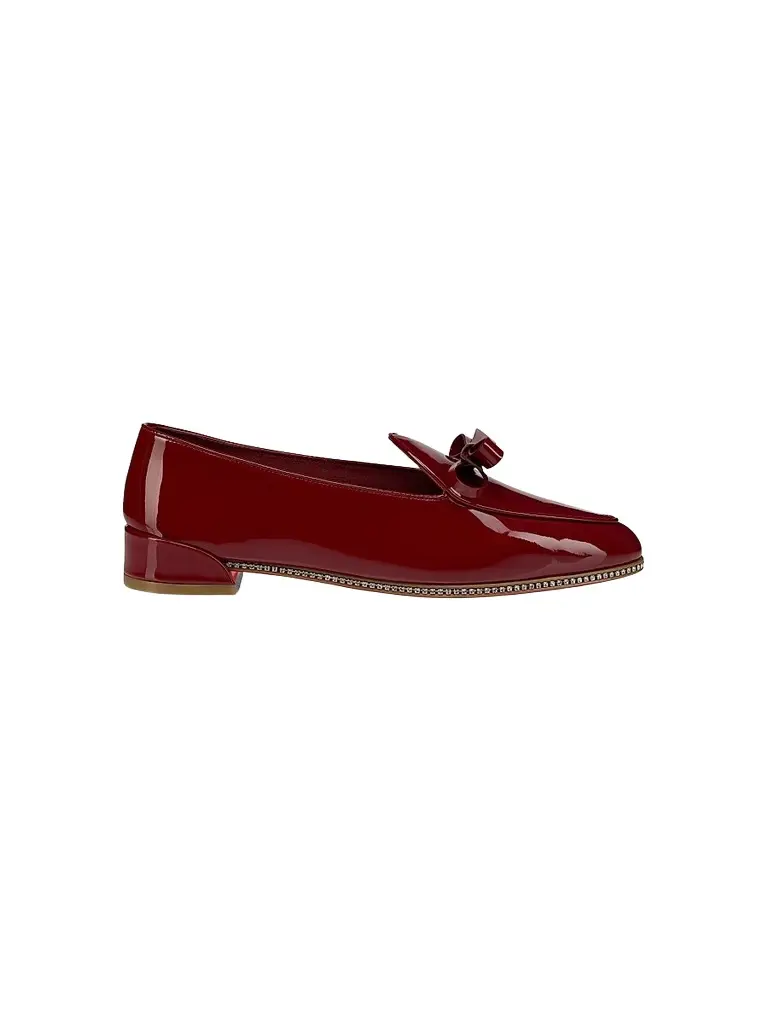 Christian Louboutin Women's Mocastrass Patent Leather Loafers | Image 1 Christian Louboutin Women's Mocastrass Patent Leather Loafers | Image 1