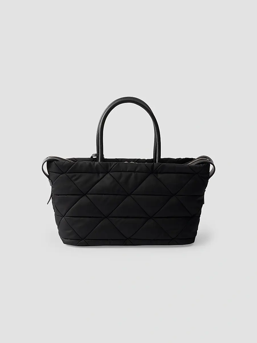 Prada Women's Medium Padded Nylon Top Handle Bag | Thumbnail 3 Prada Women's Medium Padded Nylon Top Handle Bag | Thumbnail 3