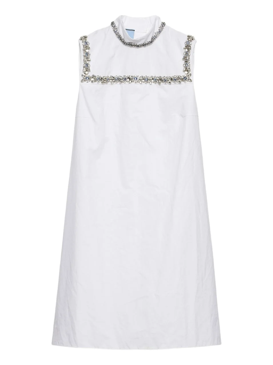 Women's Embroidered Old Reps Fabric Mini Dress