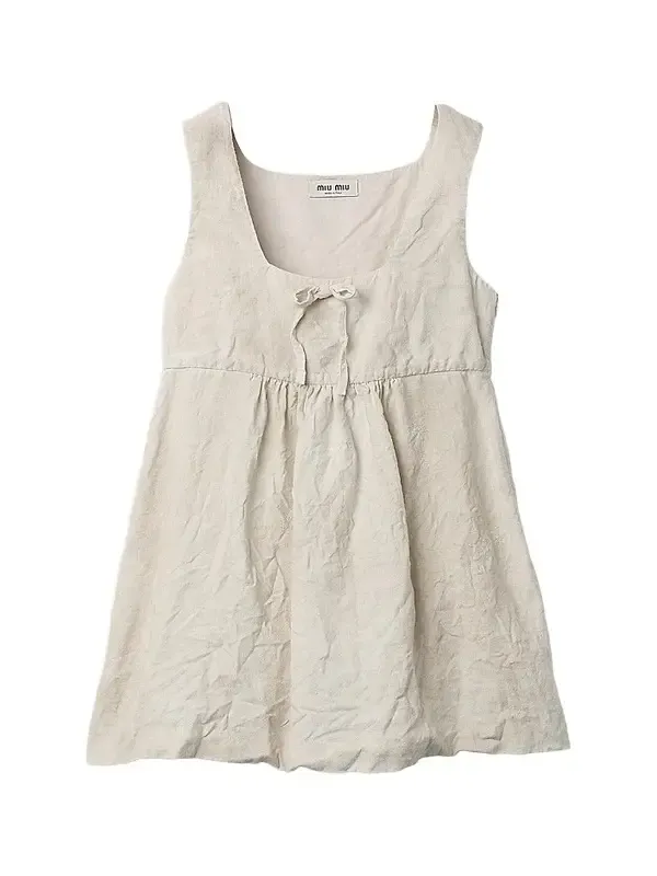 Women's Linen Mini Dress Women's Linen Mini Dress