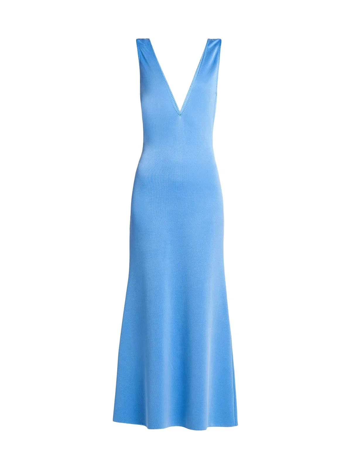 Tom Ford Women's Satin Plunge V-Neck Midi Dress