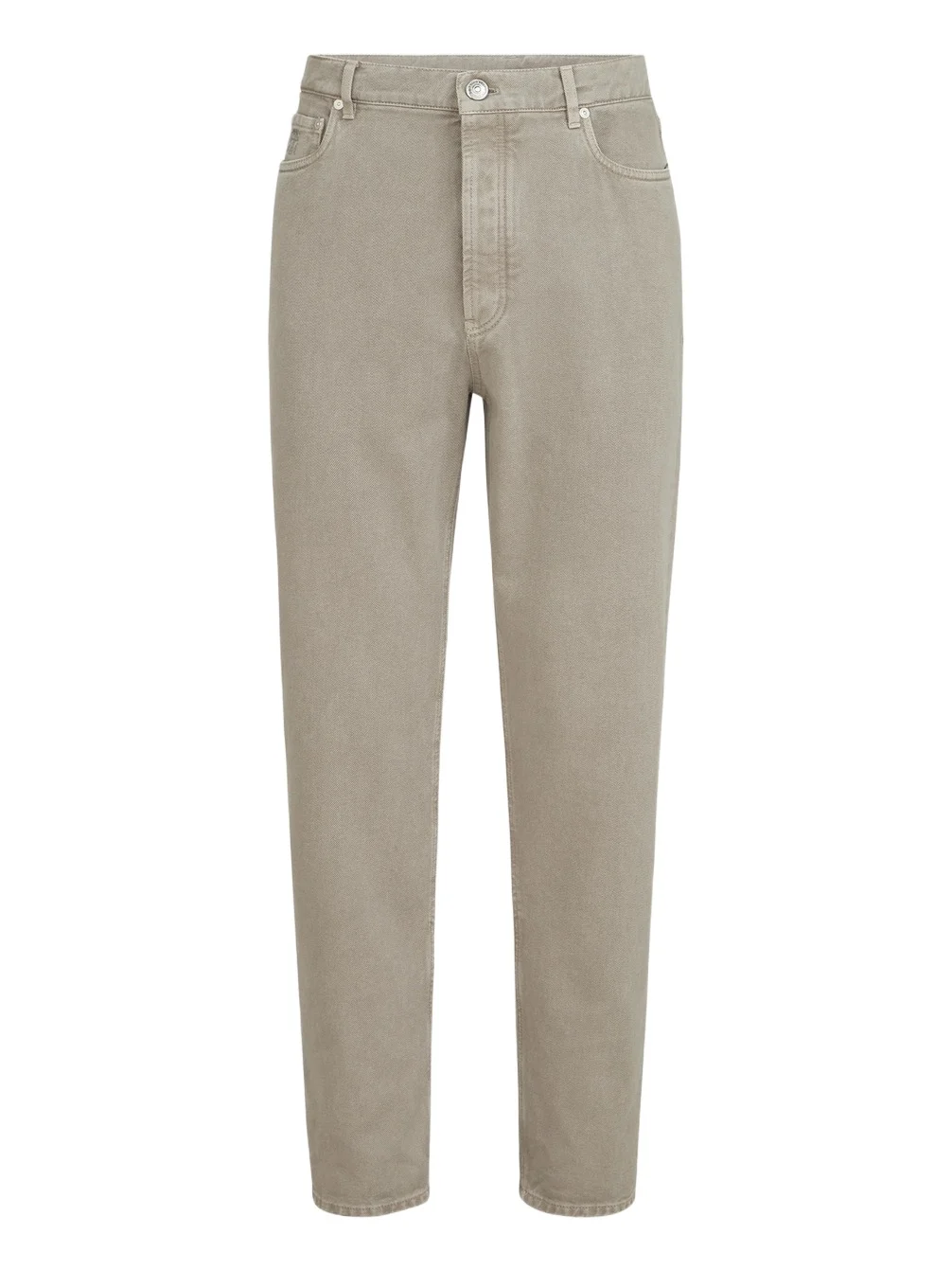 Men's Garment-Dyed Denim Iconic Fit Five-Pocket Jeans Men's Garment-Dyed Denim Iconic Fit Five-Pocket Jeans