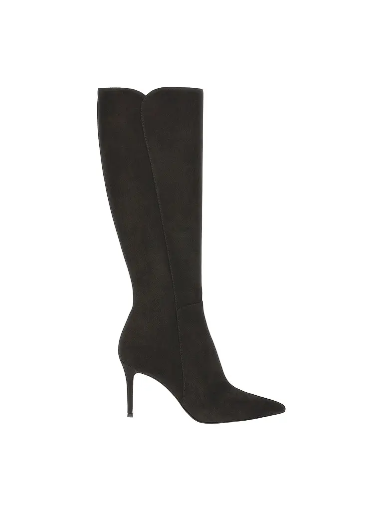 Gianvito Rossi Women's 85MM Suede Stiletto Knee High Boots - Moka | Image 1 Gianvito Rossi Women's 85MM Suede Stiletto Knee High Boots - Moka | Image 1