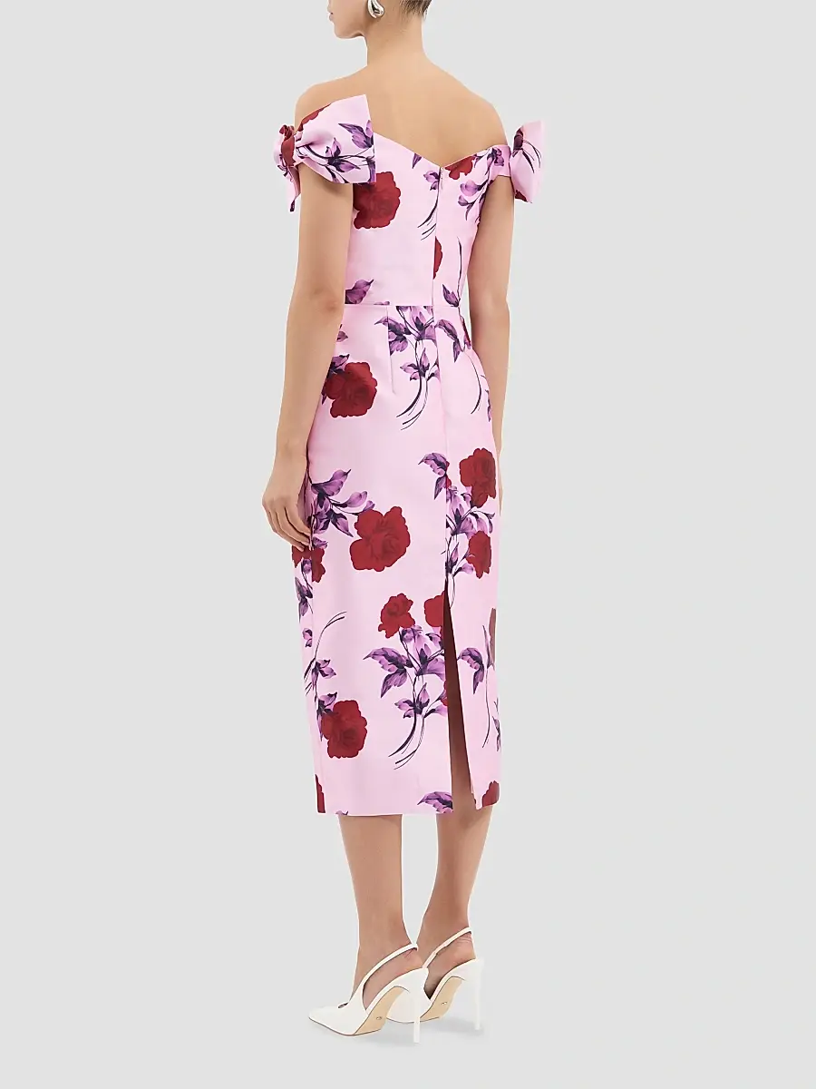 Rebecca Vallance Women's Melora Floral Midi Dress | Thumbnail 3 Rebecca Vallance Women's Melora Floral Midi Dress | Thumbnail 3