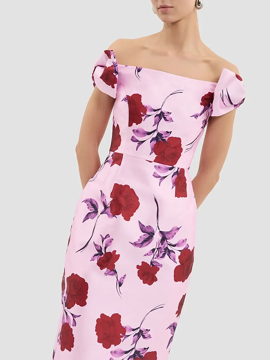 Rebecca Vallance Women's Melora Floral Midi Dress | Thumbnail 4 Rebecca Vallance Women's Melora Floral Midi Dress | Thumbnail 4
