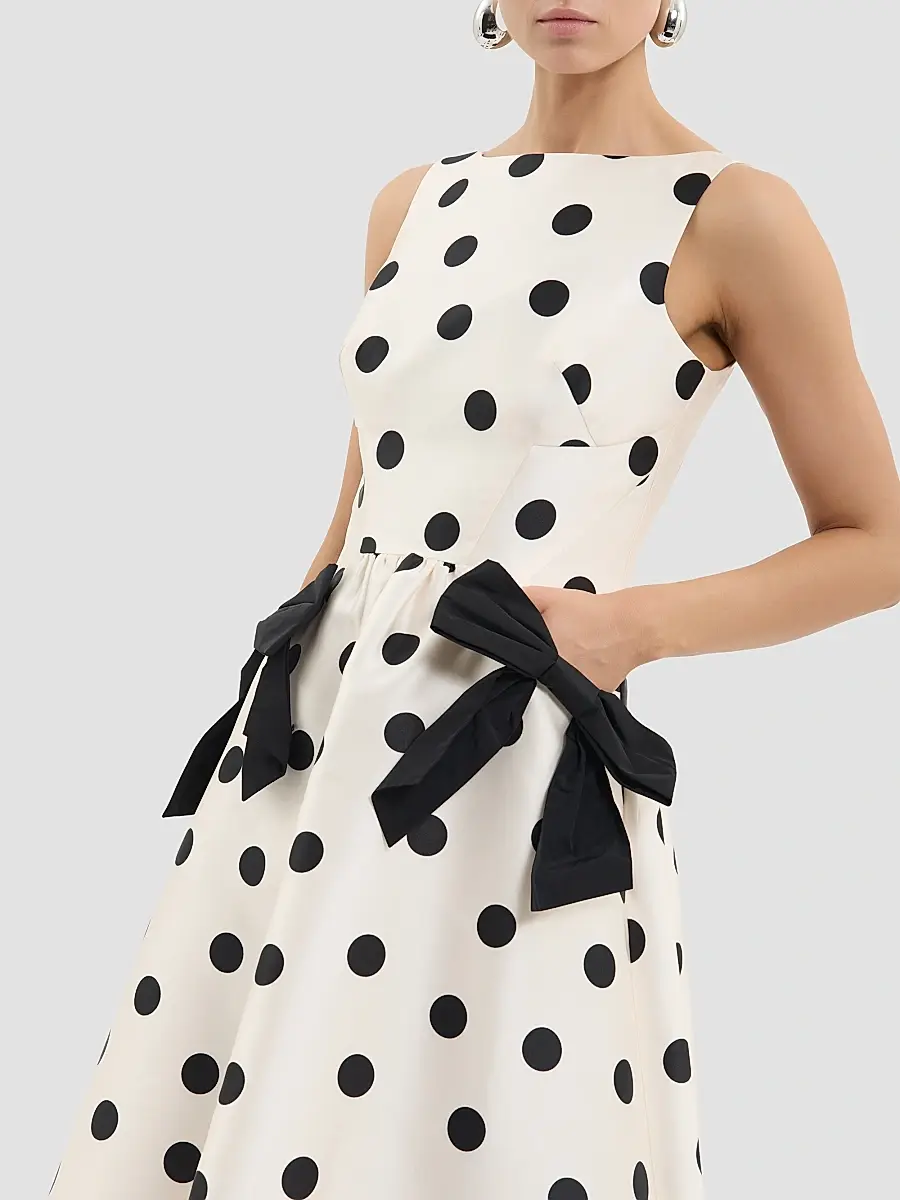 Rebecca Vallance Women's Bacio Polka Dot Midi Dress | Thumbnail 7 Rebecca Vallance Women's Bacio Polka Dot Midi Dress | Thumbnail 7