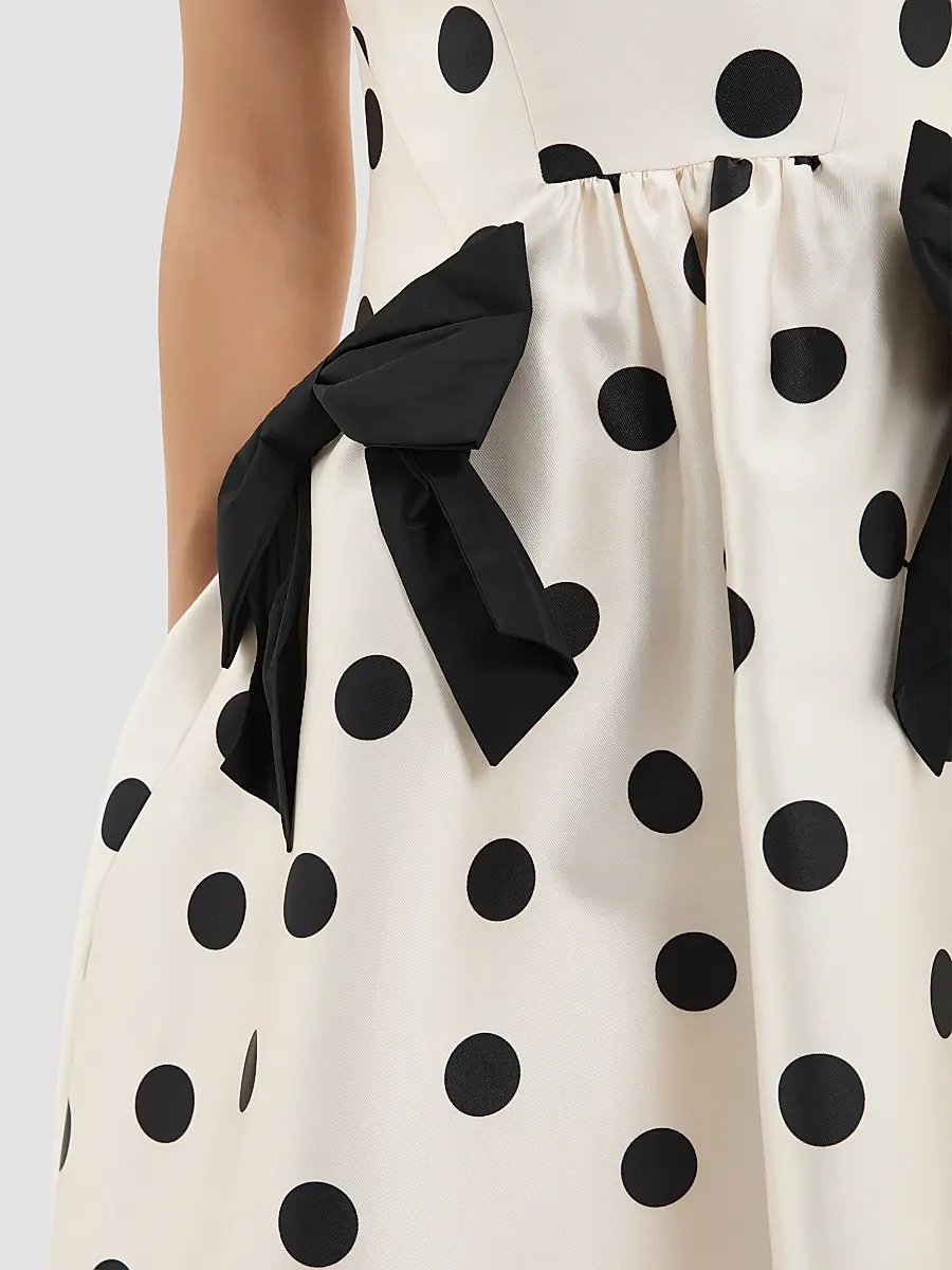 Rebecca Vallance Women's Bacio Polka Dot Midi Dress | Thumbnail 8 Rebecca Vallance Women's Bacio Polka Dot Midi Dress | Thumbnail 8