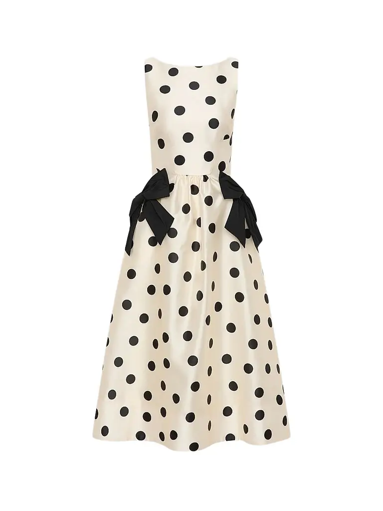 Rebecca Vallance Women's Bacio Polka Dot Midi Dress - Spot - Size 14 | Image 1 Rebecca Vallance Women's Bacio Polka Dot Midi Dress - Spot - Size 14 | Image 1