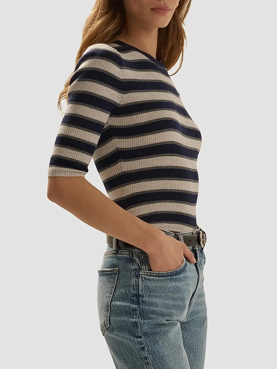 Favorite Daughter Women's The Amelia Striped Wool Top | Thumbnail 5 Favorite Daughter Women's The Amelia Striped Wool Top | Thumbnail 5
