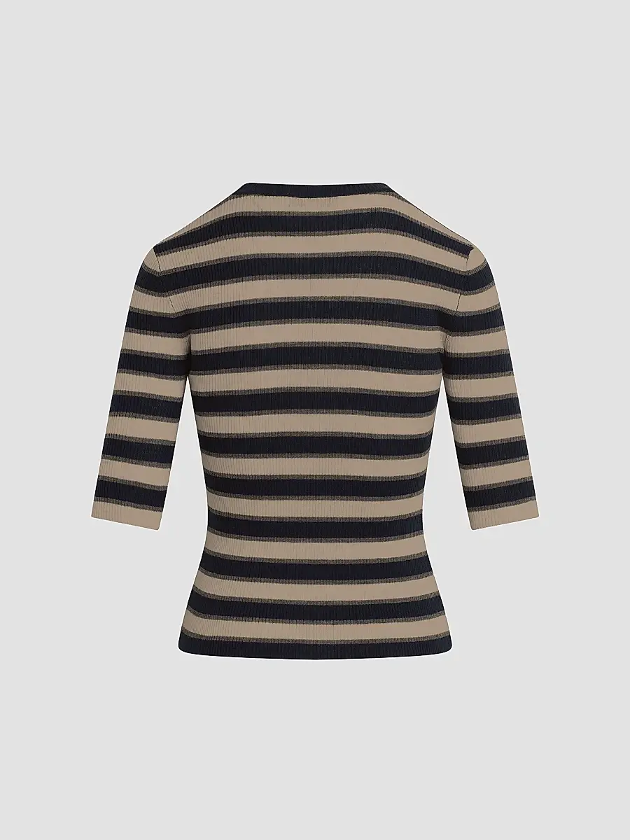 Favorite Daughter Women's The Amelia Striped Wool Top | Thumbnail 6 Favorite Daughter Women's The Amelia Striped Wool Top | Thumbnail 6