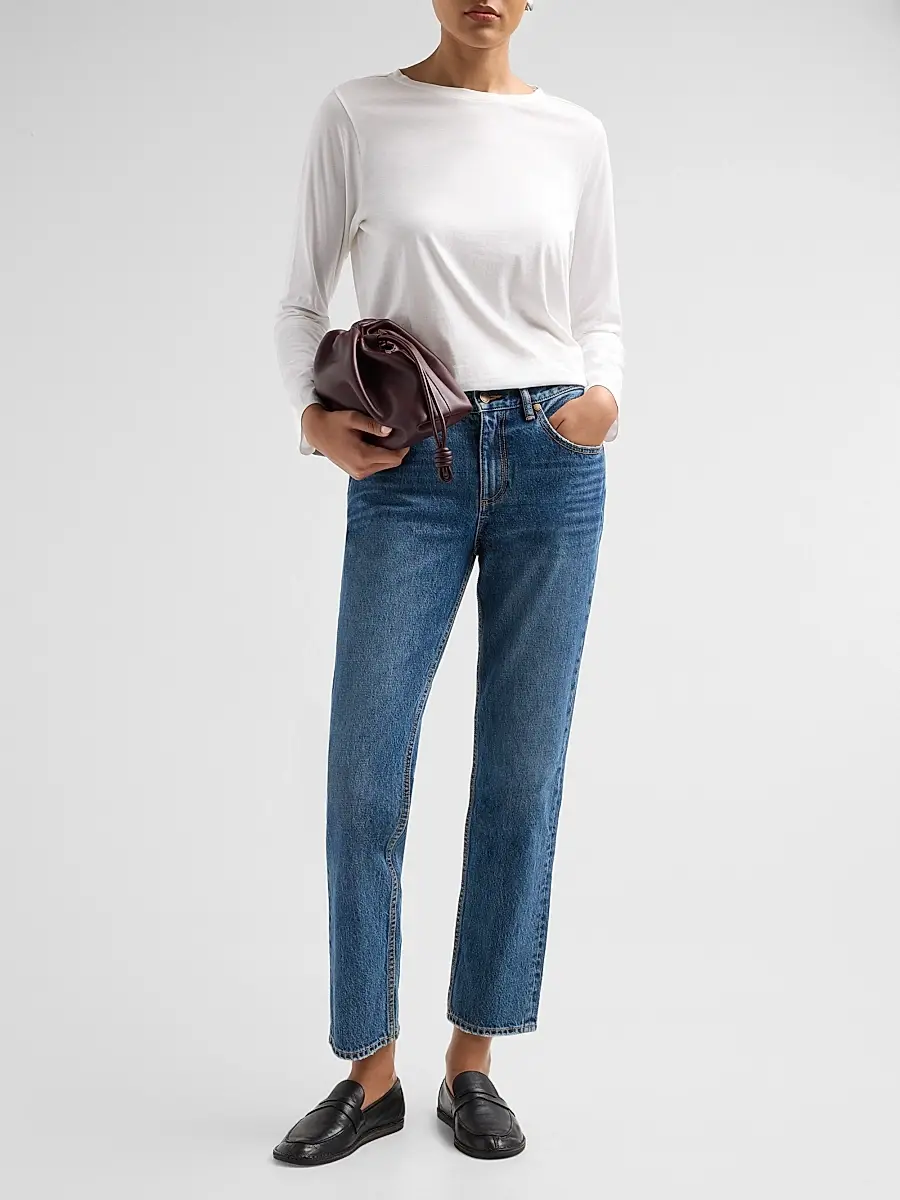 Ramy Brook Women's Milla Straight-Leg Ankle Jeans | Thumbnail 2 Ramy Brook Women's Milla Straight-Leg Ankle Jeans | Thumbnail 2