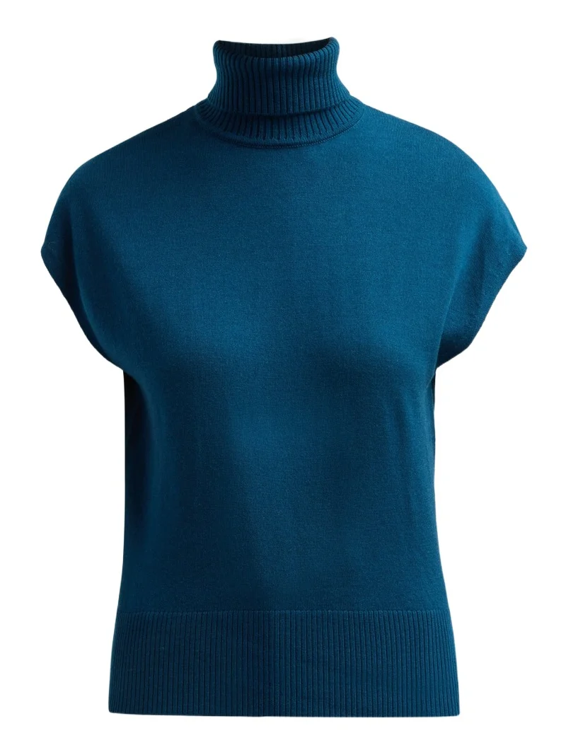 Women's Natalie Cap-Sleeve Wool Sweater Women's Natalie Cap-Sleeve Wool Sweater
