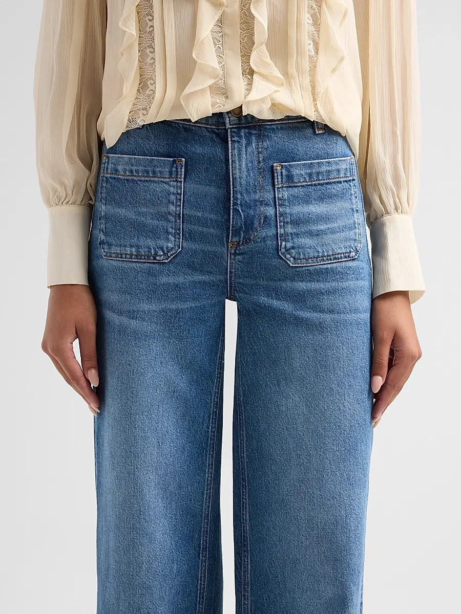 Ramy Brook Women's Cleo Mid-Rise Straight-Leg Jeans | Thumbnail 5 Ramy Brook Women's Cleo Mid-Rise Straight-Leg Jeans | Thumbnail 5
