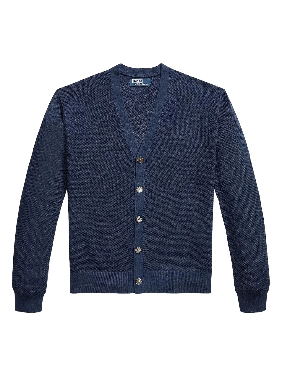Men's Linen V-Neck Cardigan