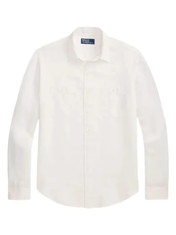 Men's Classic-Fit Linen-Silk Shirt Men's Classic-Fit Linen-Silk Shirt