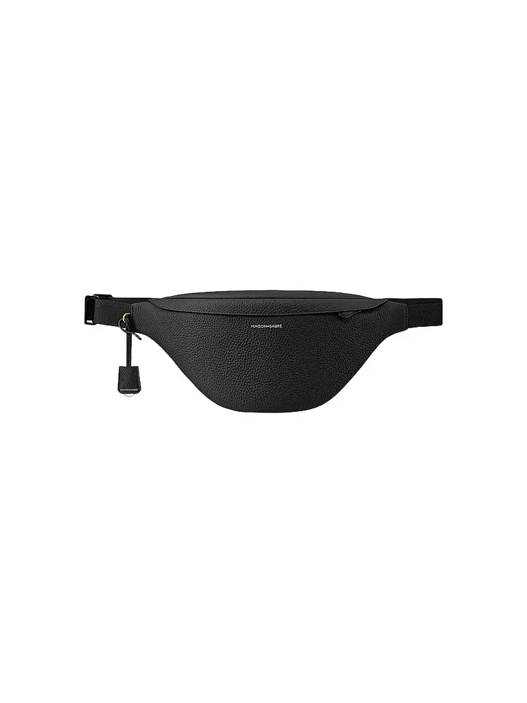 MAISON de SABRÉ Large Leather Sling Bag - Black Caviar | Image 1 MAISON de SABRÉ Large Leather Sling Bag - Black Caviar | Image 1