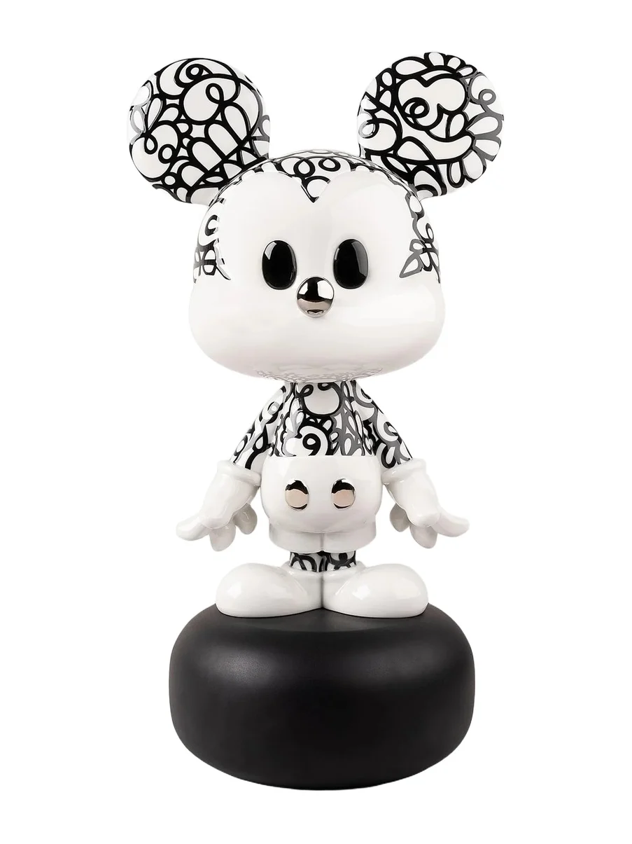 Lladro Doodle Mickey Porcelain Sculpture