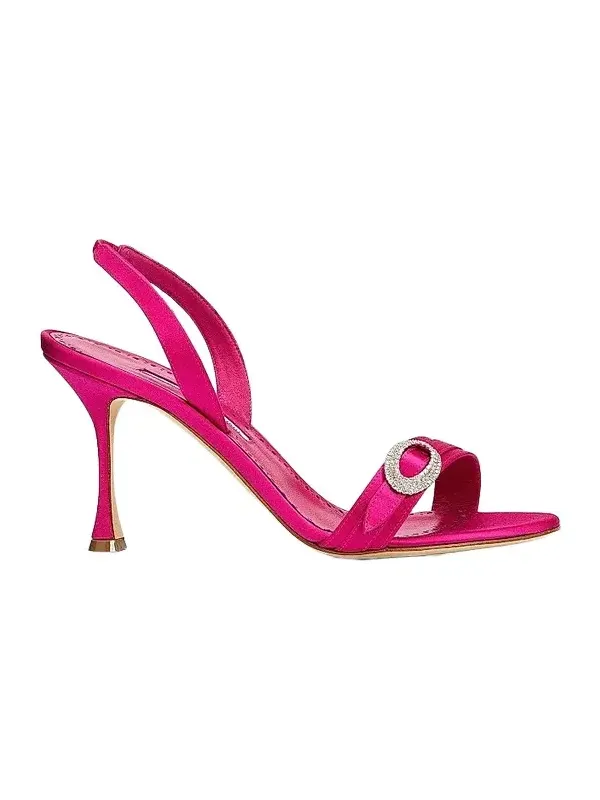 Women's Zutosan 90MM Satin Slingback Sandals Women's Zutosan 90MM Satin Slingback Sandals