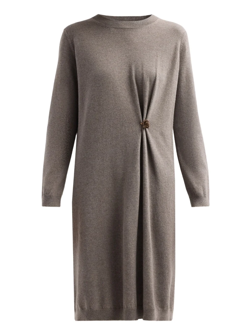 Fabiana Filippi Women's Platinum Knit Pinned Dress
