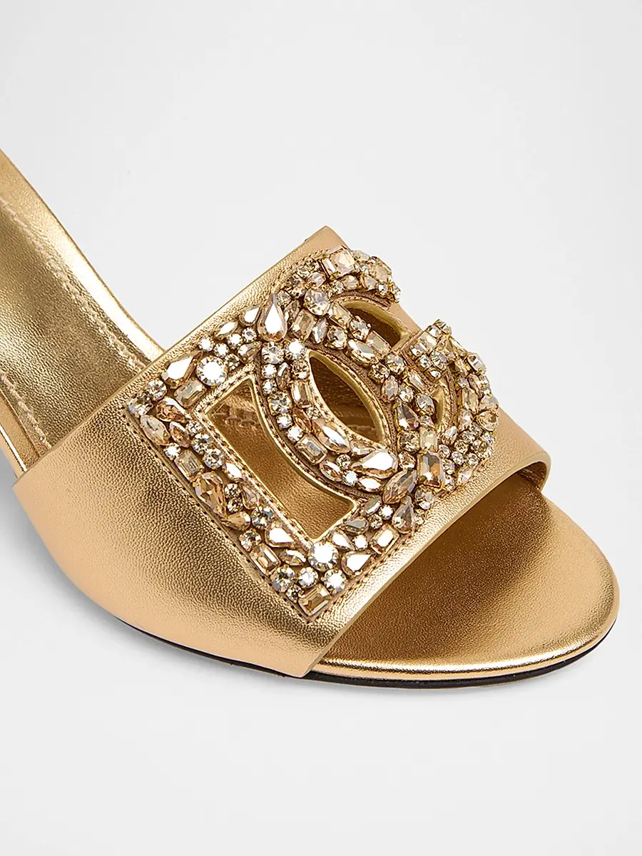 Dolce & Gabbana Women's SGX D & G Cutout Leather Sandals | Thumbnail 5 Dolce & Gabbana Women's SGX D & G Cutout Leather Sandals | Thumbnail 5
