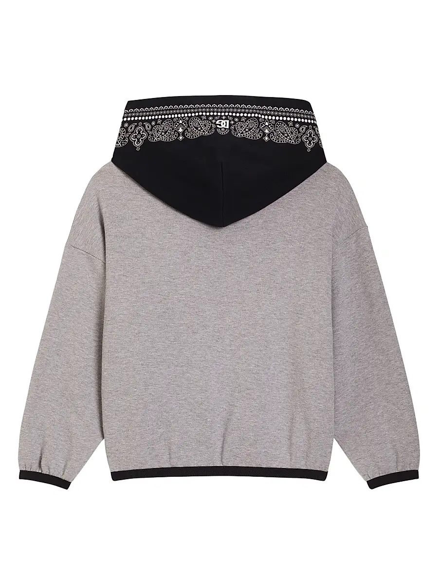 Dolce & Gabbana Boy's Little Boy's & Boy's Bandana Print Logo Hoodie | Thumbnail 2