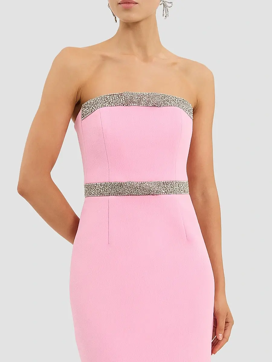 Rebecca Vallance Women's Precious Embellished Bow Strapless Gown | Thumbnail 4 Rebecca Vallance Women's Precious Embellished Bow Strapless Gown | Thumbnail 4