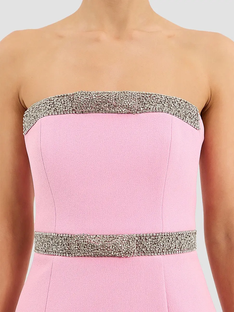 Rebecca Vallance Women's Precious Embellished Bow Strapless Gown | Thumbnail 5 Rebecca Vallance Women's Precious Embellished Bow Strapless Gown | Thumbnail 5